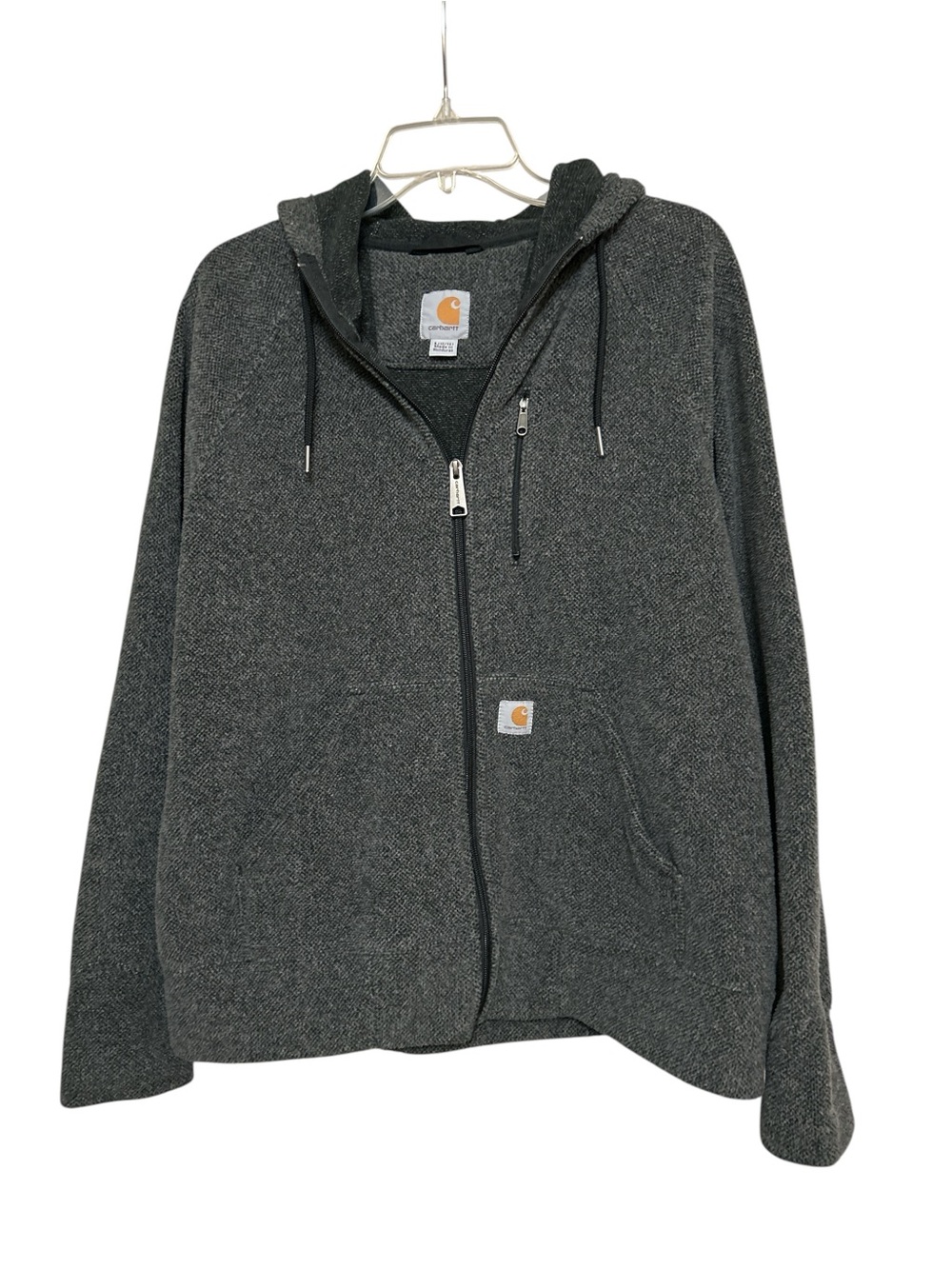 Carhartt gray women’s zipper hoodie size large